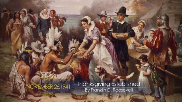 The Year Of Two Thanksgivings – Forward with Roosevelt