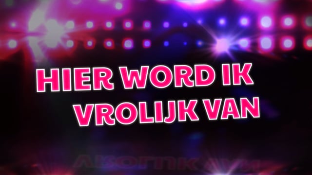 Hier word ik vrolijk van