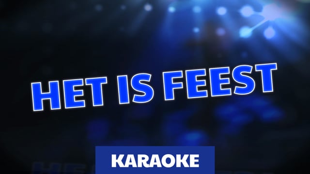 Het is feest (karaoke)
