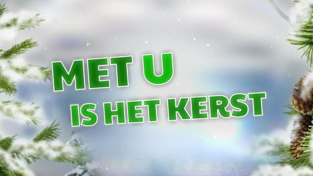 Met U is het Kerst