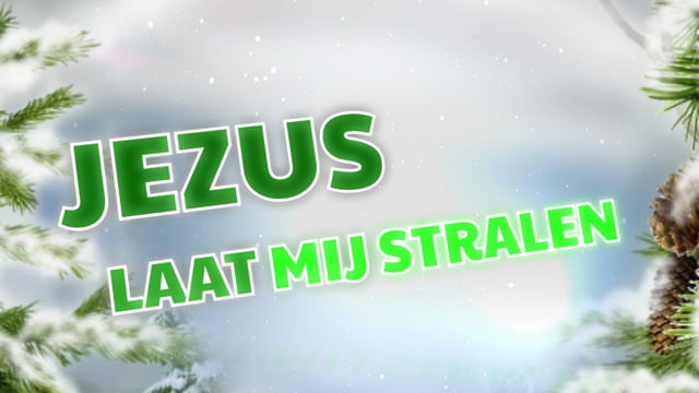 Jezus laat mij stralen