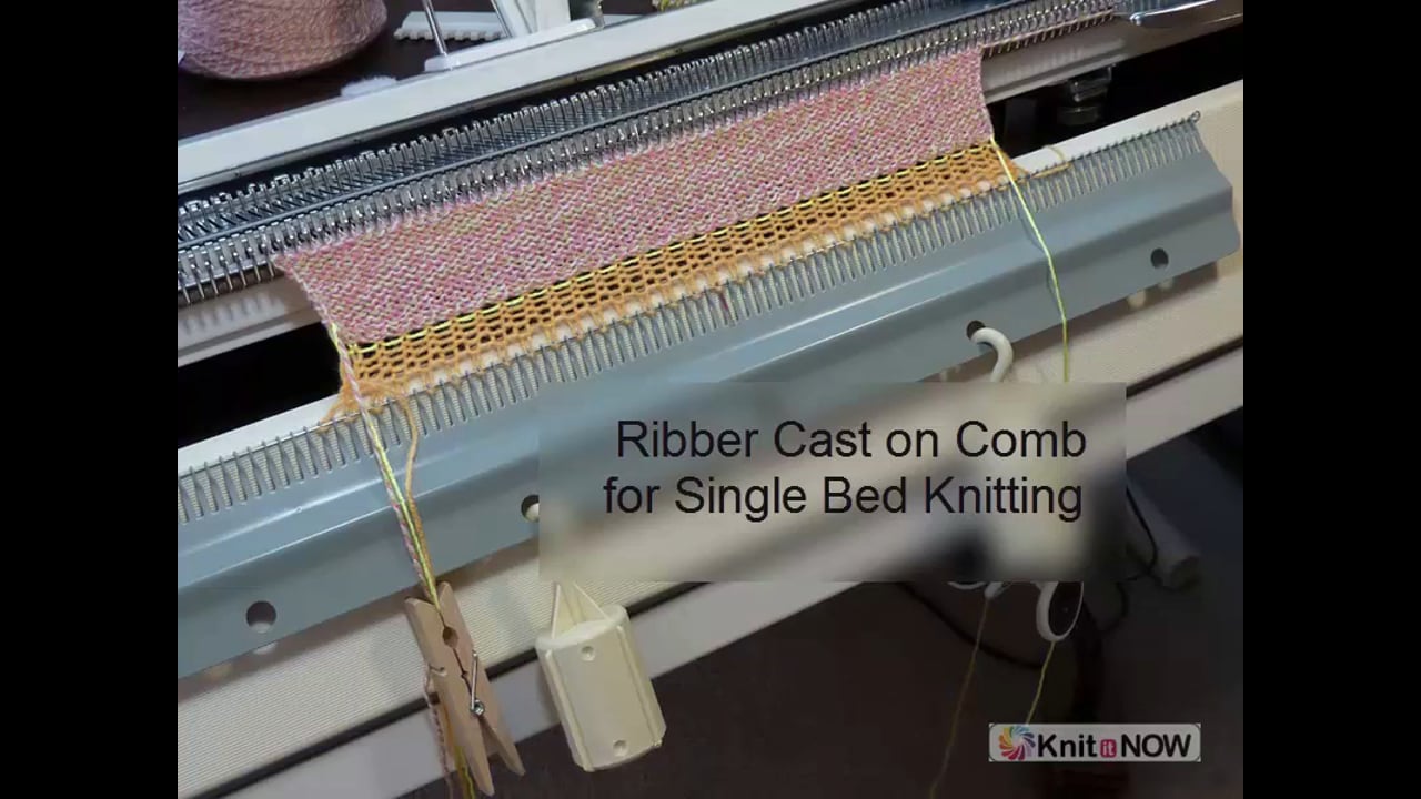 Machine Knitting Using weights when Machine Knitting