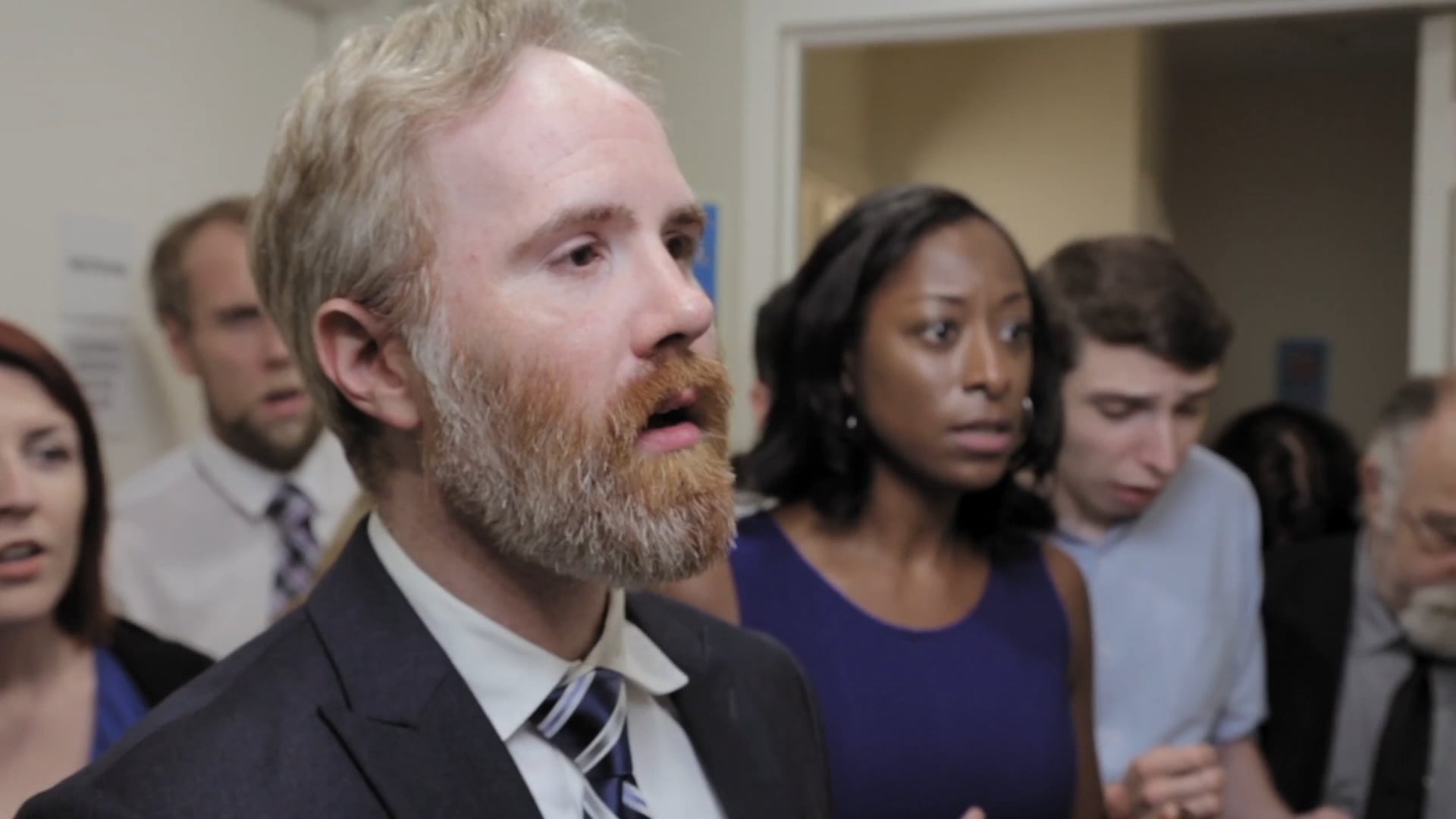 Comic British Office Boss Clip