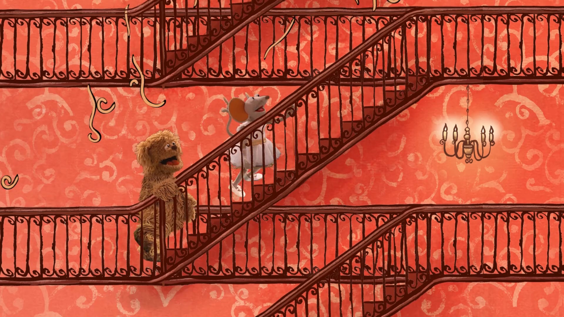 Sesamstraat De kat krabt de krullen van de trap on Vimeo