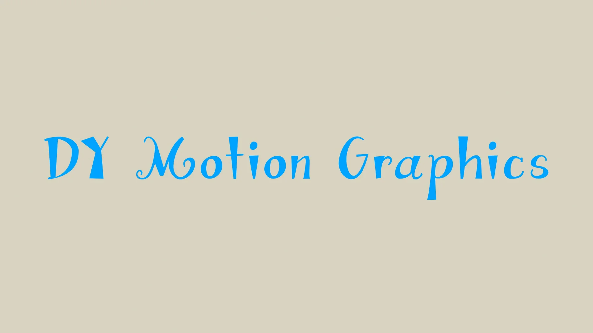 DY Motion Graphics (DYMG) on Vimeo