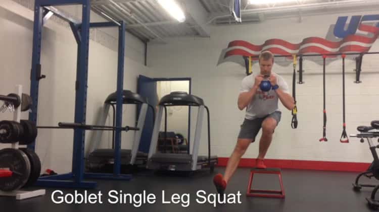 Single leg best sale goblet squat