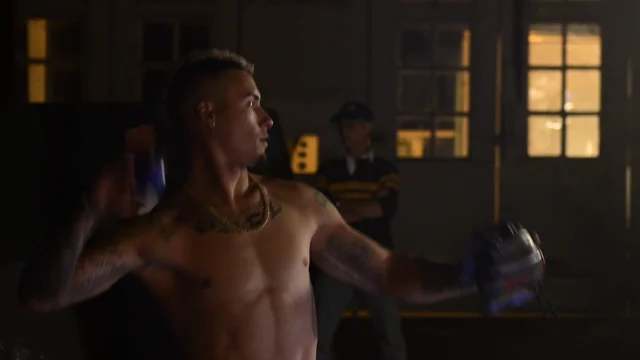 Javier Baez flashes the cameras in ESPN Body Issue
