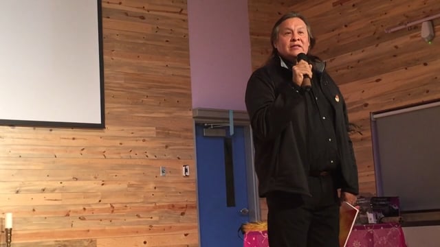 Tiokasin Ghosthorse speaks on Mother Earth to the Crestone Community