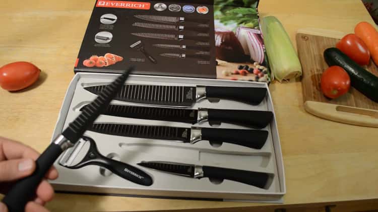 EverRich 5 Plus 1 Kitchen Knife Set Review on Vimeo