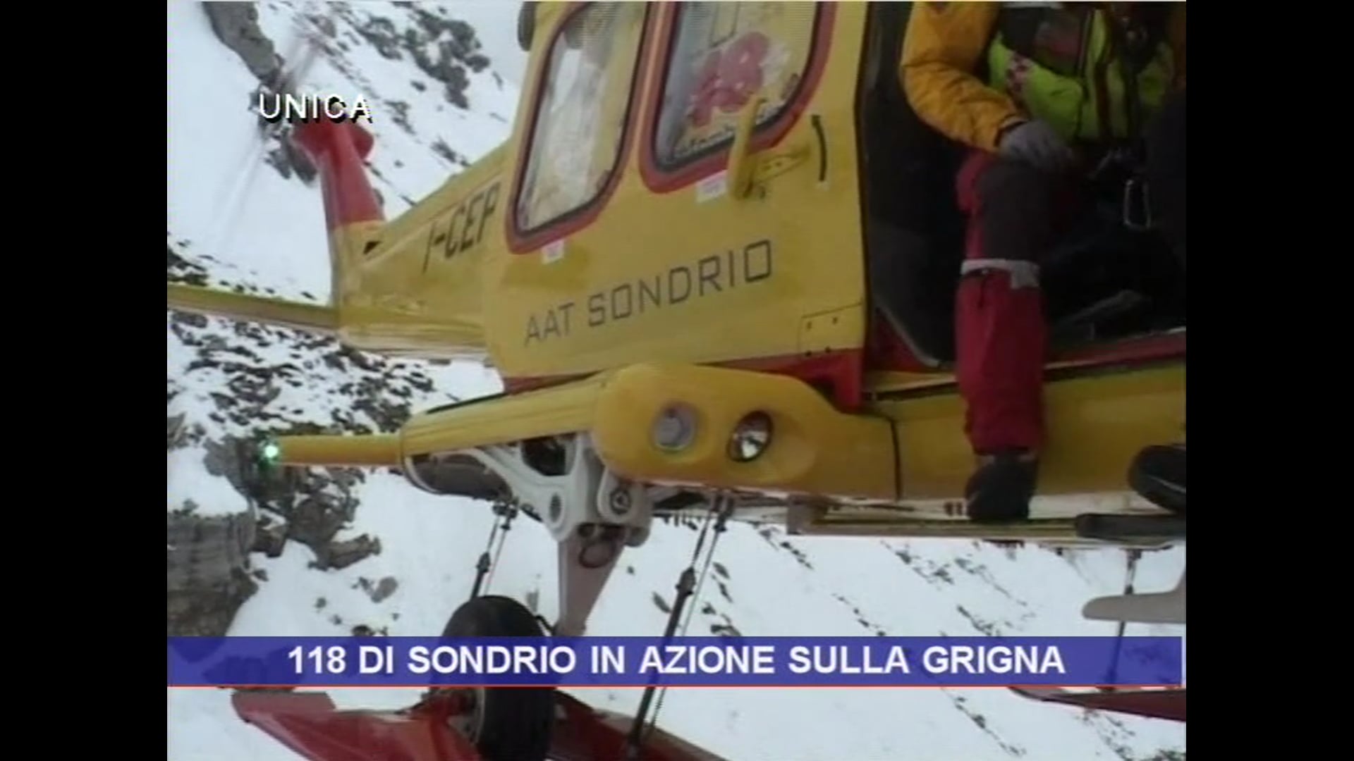 Intervento in Grigna - comandante Stefano Benassi