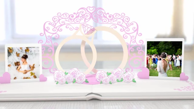 VideoHive - Wedding Album Pop Up Book [AEP, MOGRT] Free Download