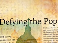 Politics: Defying The Pope