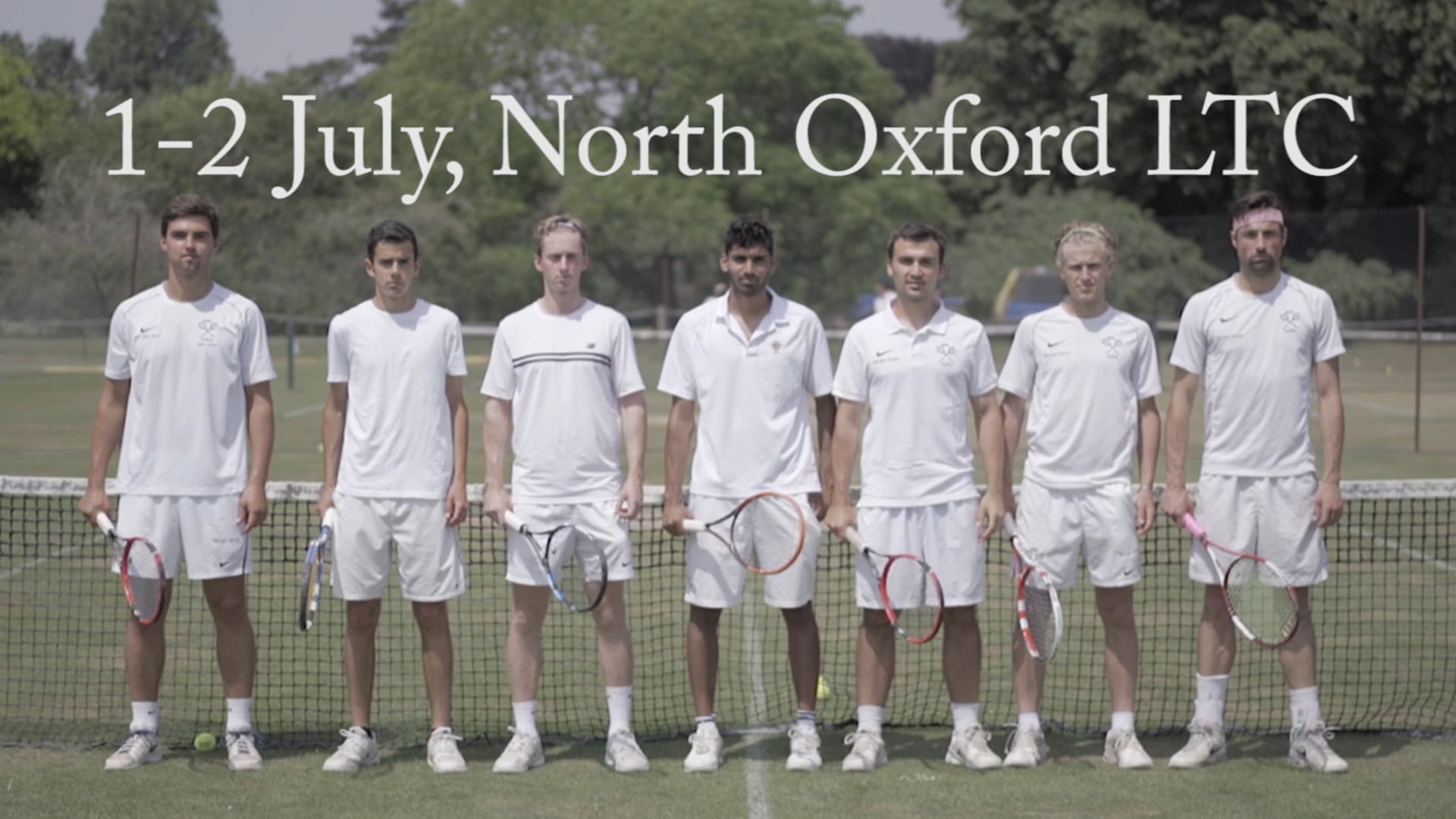 127th Lawn Tennis Varsity: An invitation from the Oxford Blues