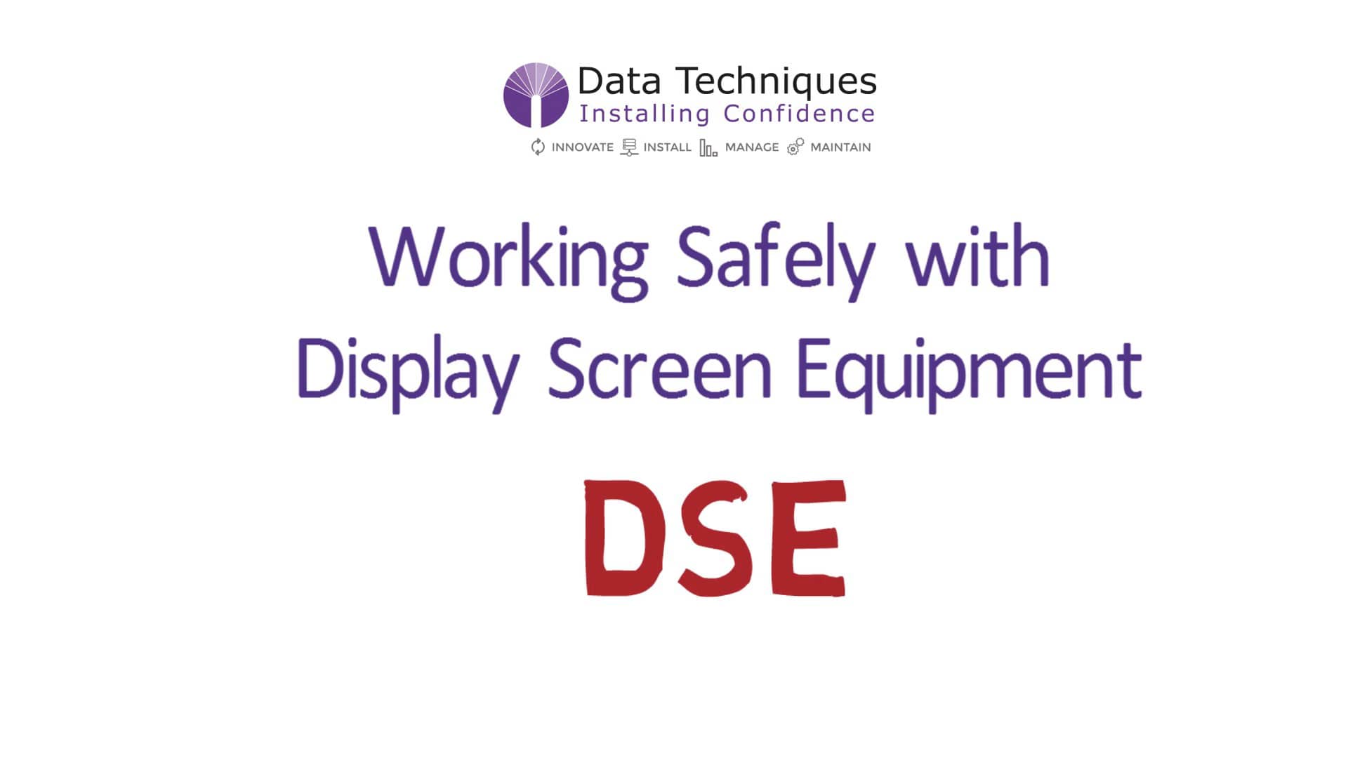 Working Safely with Display Screen Equipment on Vimeo