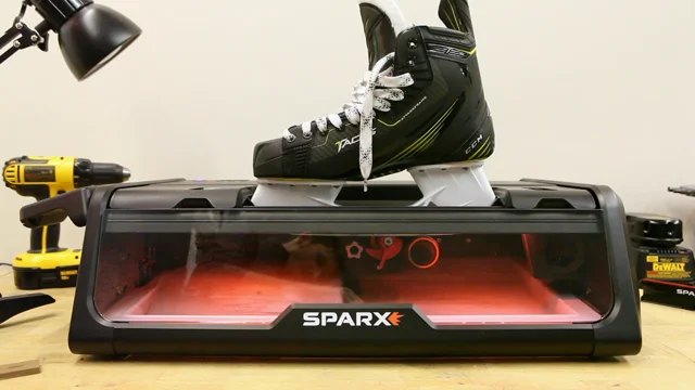 Sparx Skate Sharpener, Professional Skate Sharpening