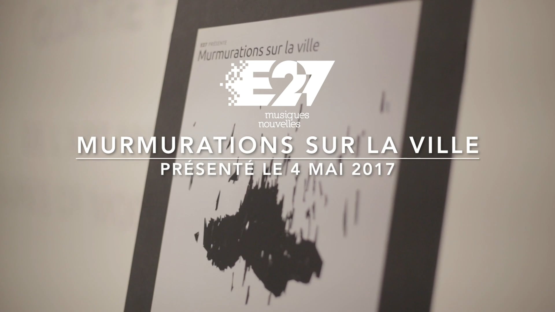 E27 - Murmurations sur la ville