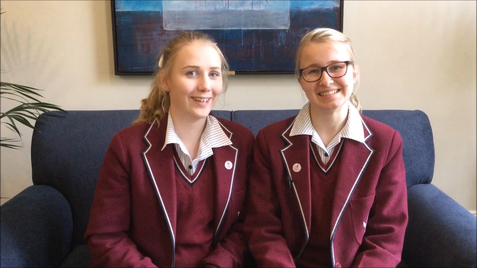 Josefiina and Katariina from Finland