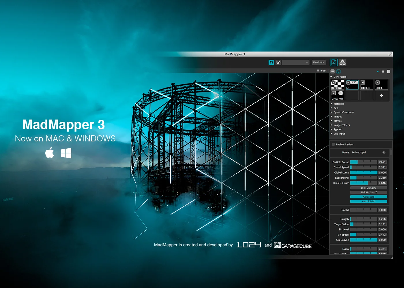 MadMapper 3 — The mapping software on MAC & WINDOWS on Vimeo