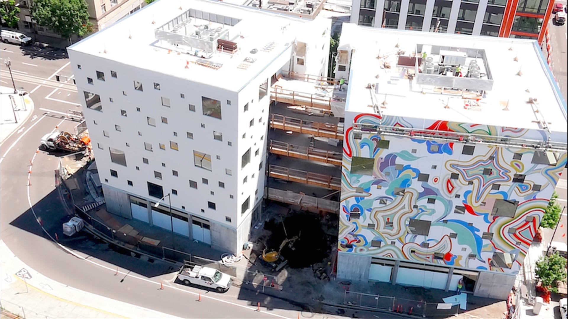 Fair-Haired Dumbbell - The Painting Begins