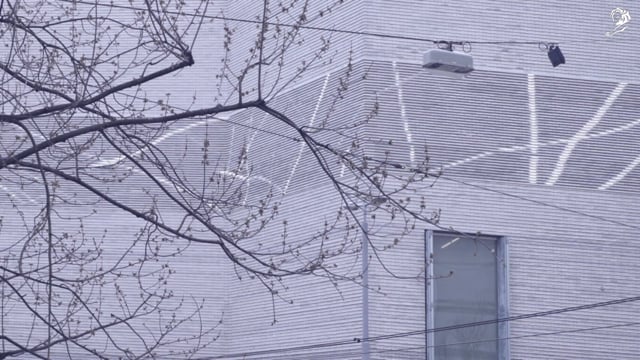 古代の装飾が、光のピクセルに生まれ変わる / バーゼル美術館「Light Frieze」