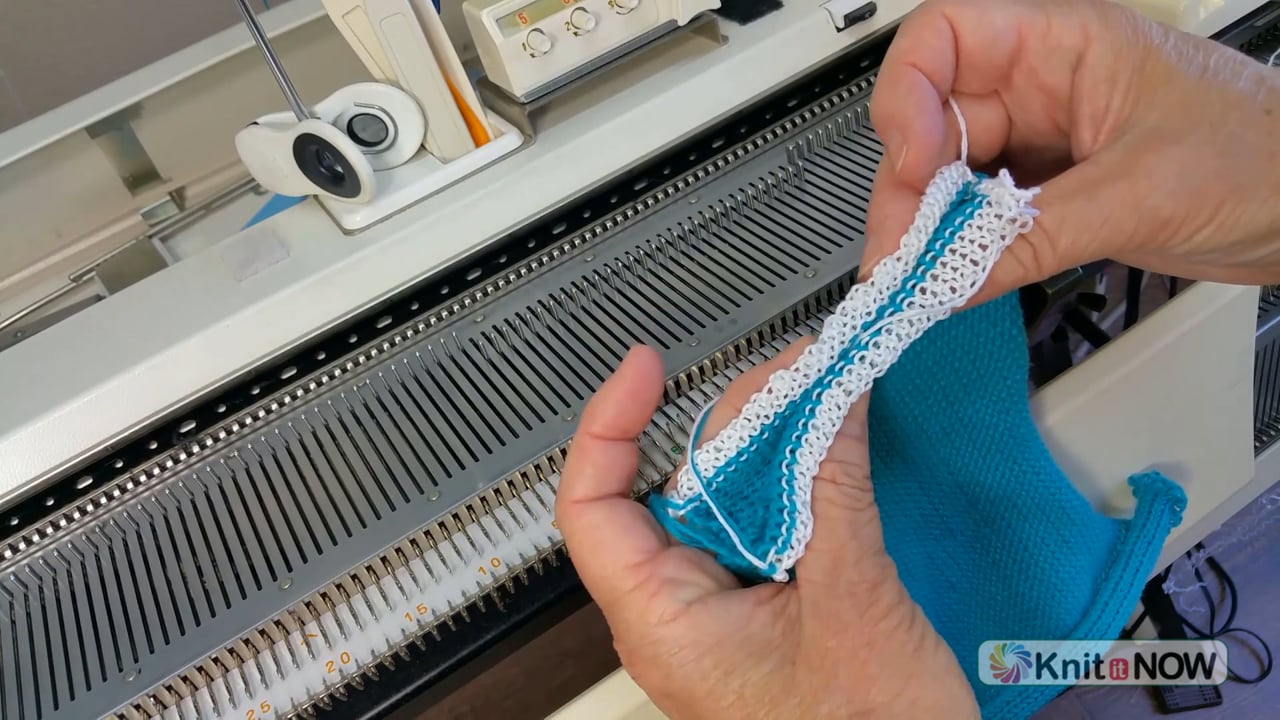 Reversible Band Machine Knitting Tutorial