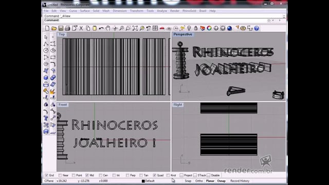 M1A1 - Introdução do Curso e ao mundo das Joias no Rhinoceros