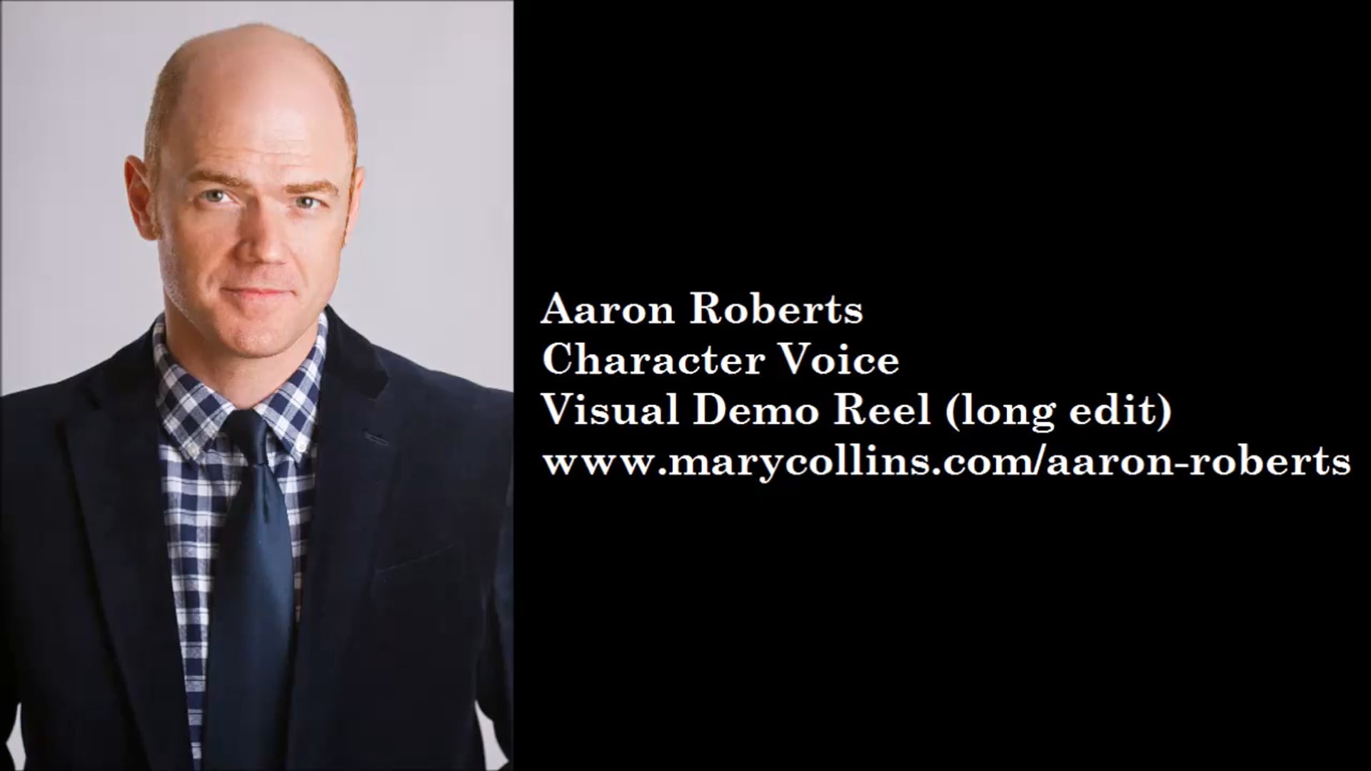 Aaron Roberts Character Voice Visual Demo Reel (long edit)