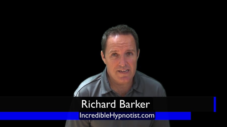 Barker hypnosis richard Hypnotist Stage