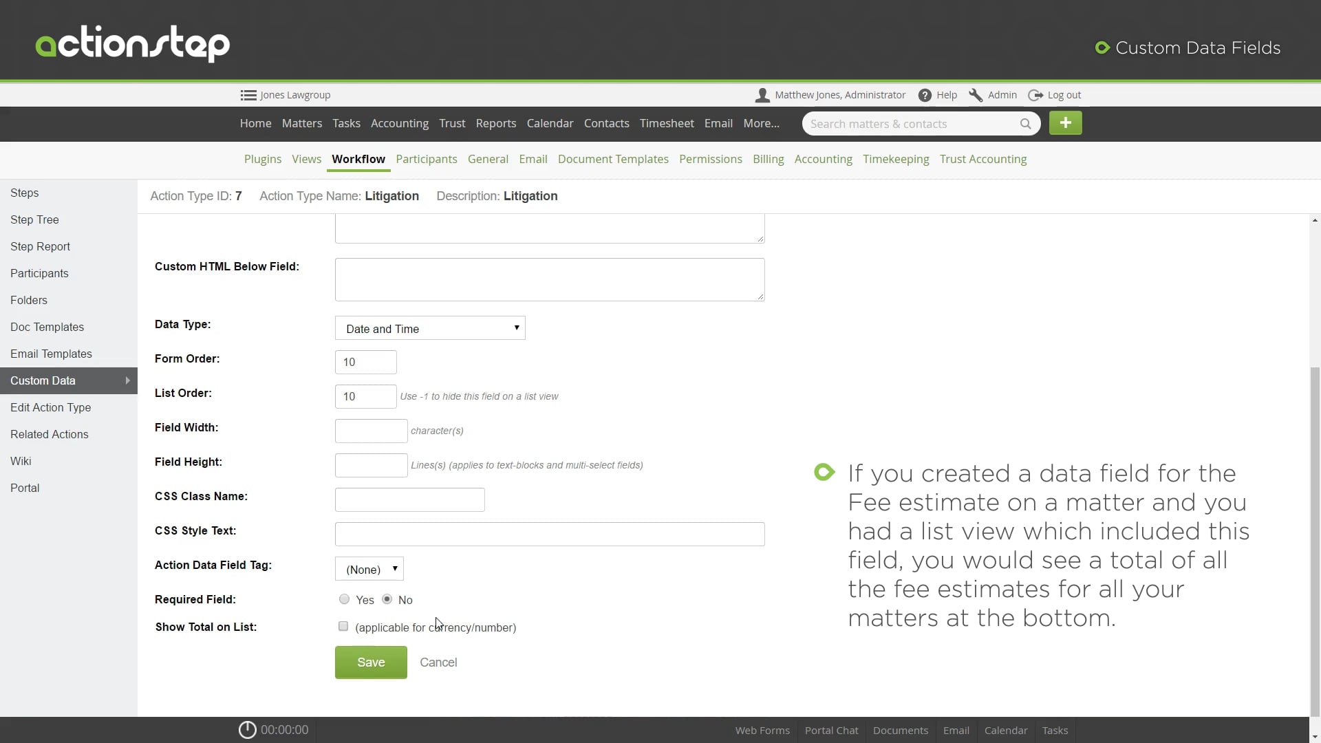 Custom Data Fields on Vimeo