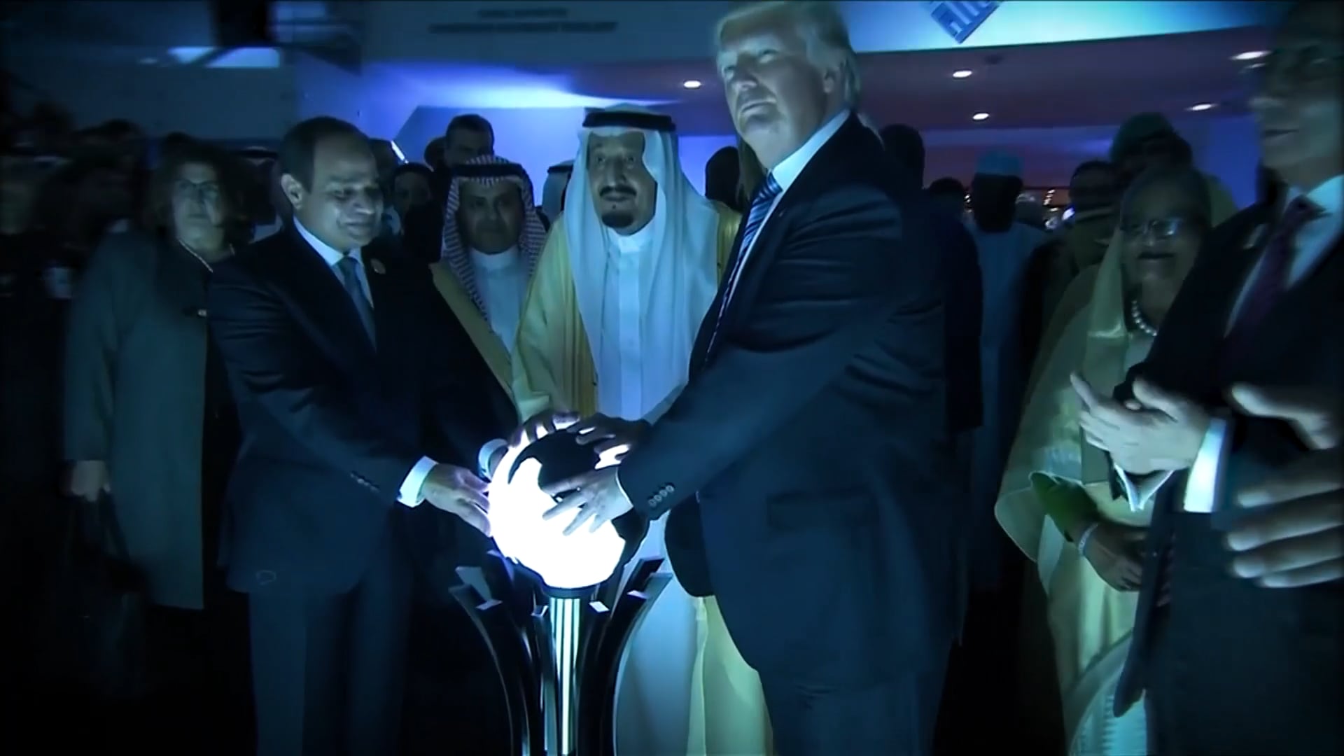 Donald Trump in Saudi Arabia Event : Composition