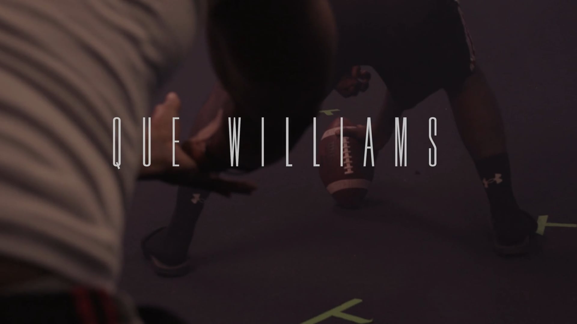 QUE WILLIAMS - WINNING IS A MUST