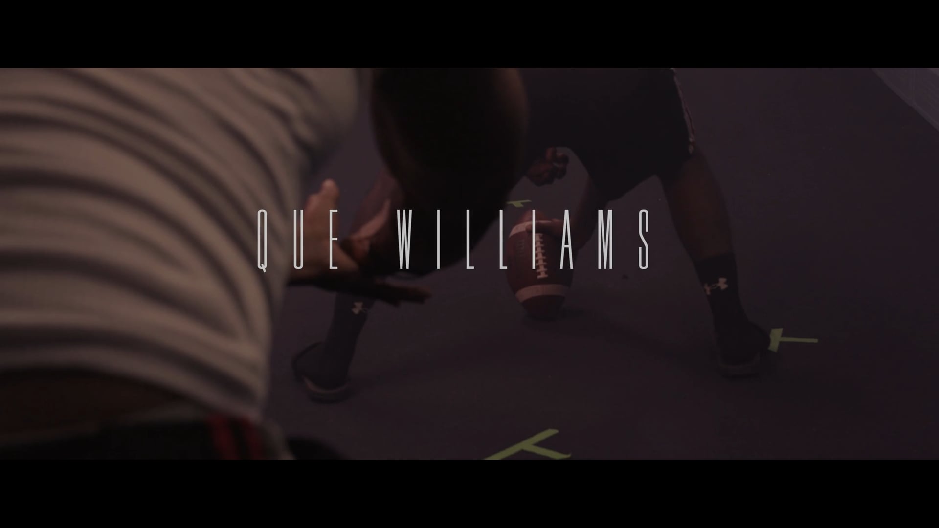 QUE WILLIAMS - WINNING IS A MUST