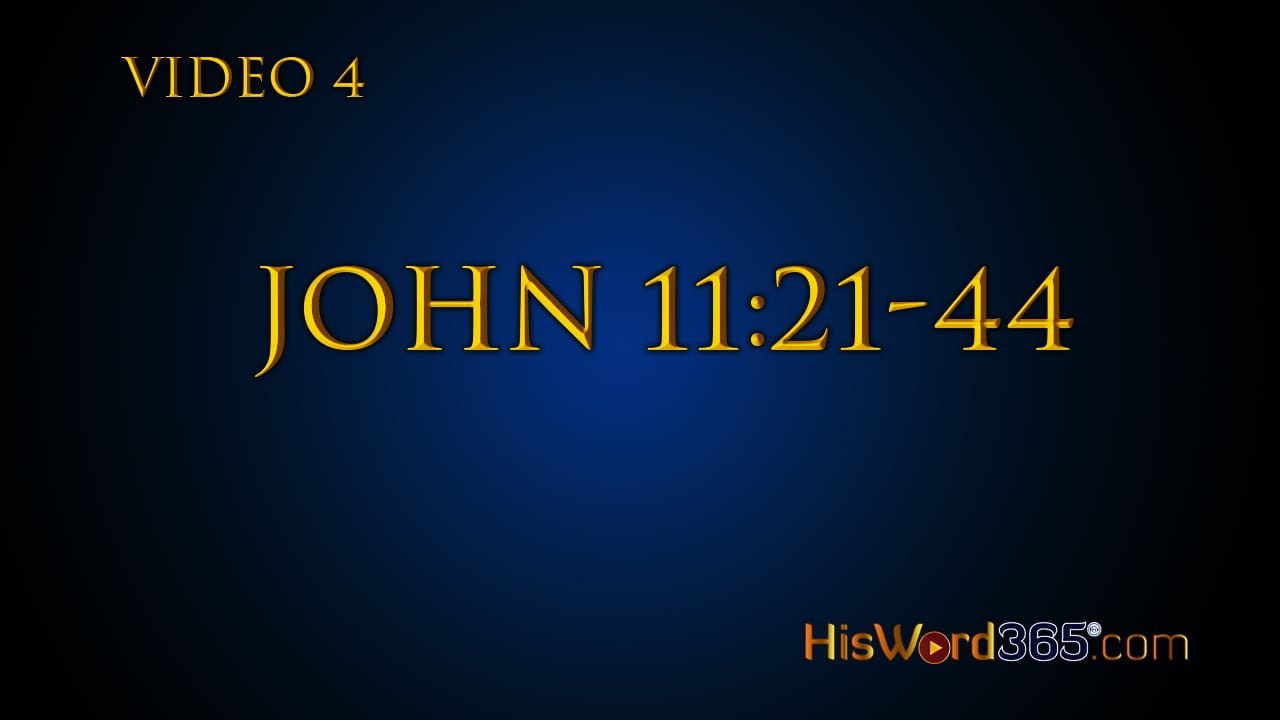 Video-4 John 11:21-44