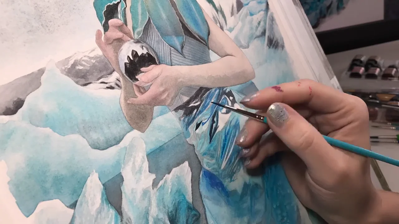 Watercolor Painting Timelapse on Vimeo