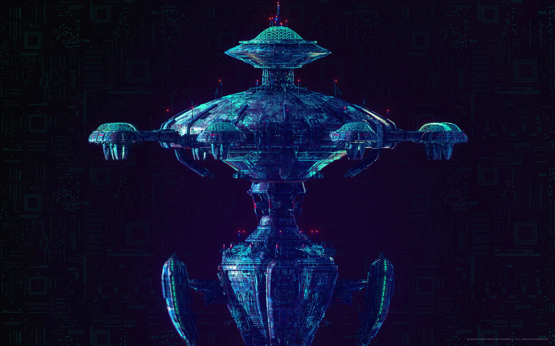 System Shock - Citadel Station Wireframe on Vimeo