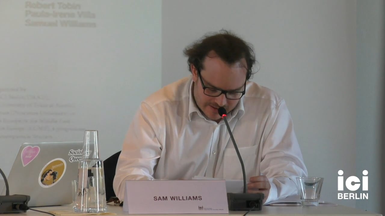 Talk by Samuel Williams (Panel II)