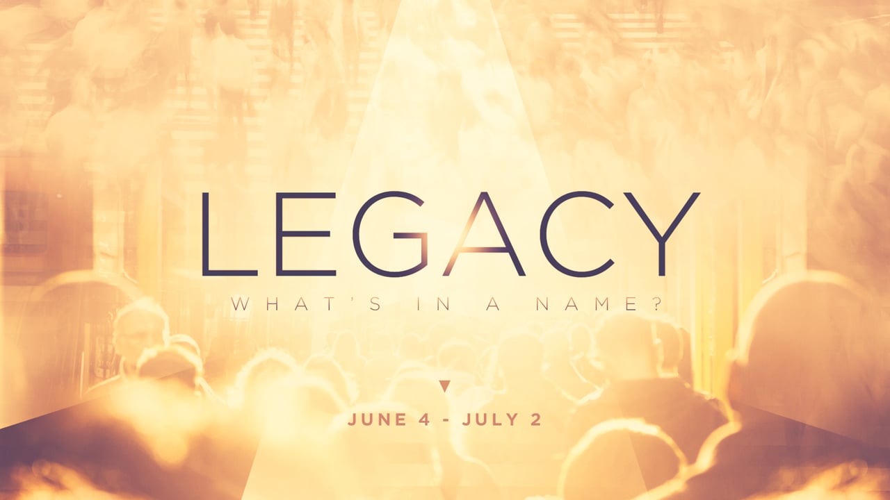 Legacy - David: Beloved - Week 5