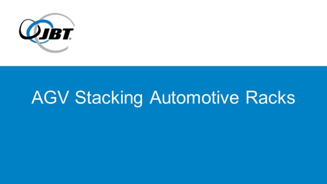 Automatic Guided Vehicle (AGV) Stacking Automotive Racks