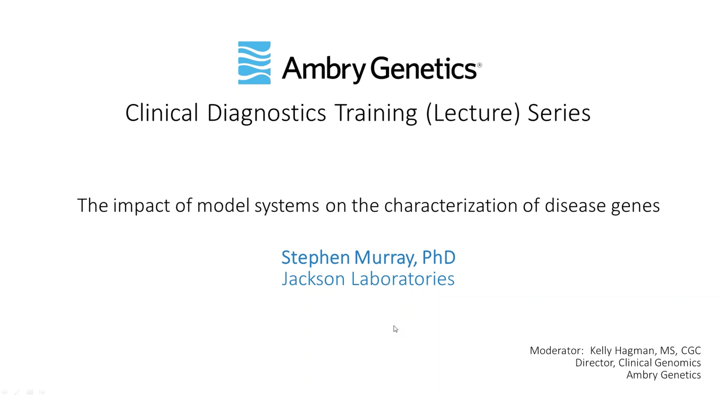 Ambry Genetics: The Impact of Model Systems on the Characterization of ...