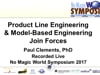 NMWS 2017 Tech&EA: Product Line Engineering & Model-Based Engineering Join Forces