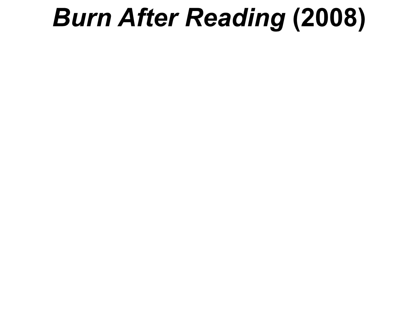 Burn after reading best sale full movie online free