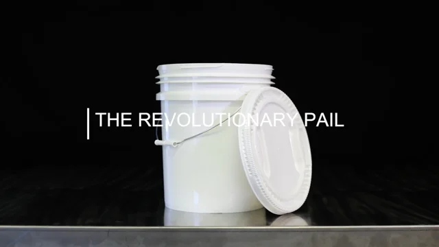 Revolutionary White 5 Gallon Pail & Lid