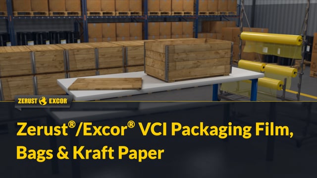 Zerust®/Excor® VCI Packaging Film, Bags & Kraft Paper