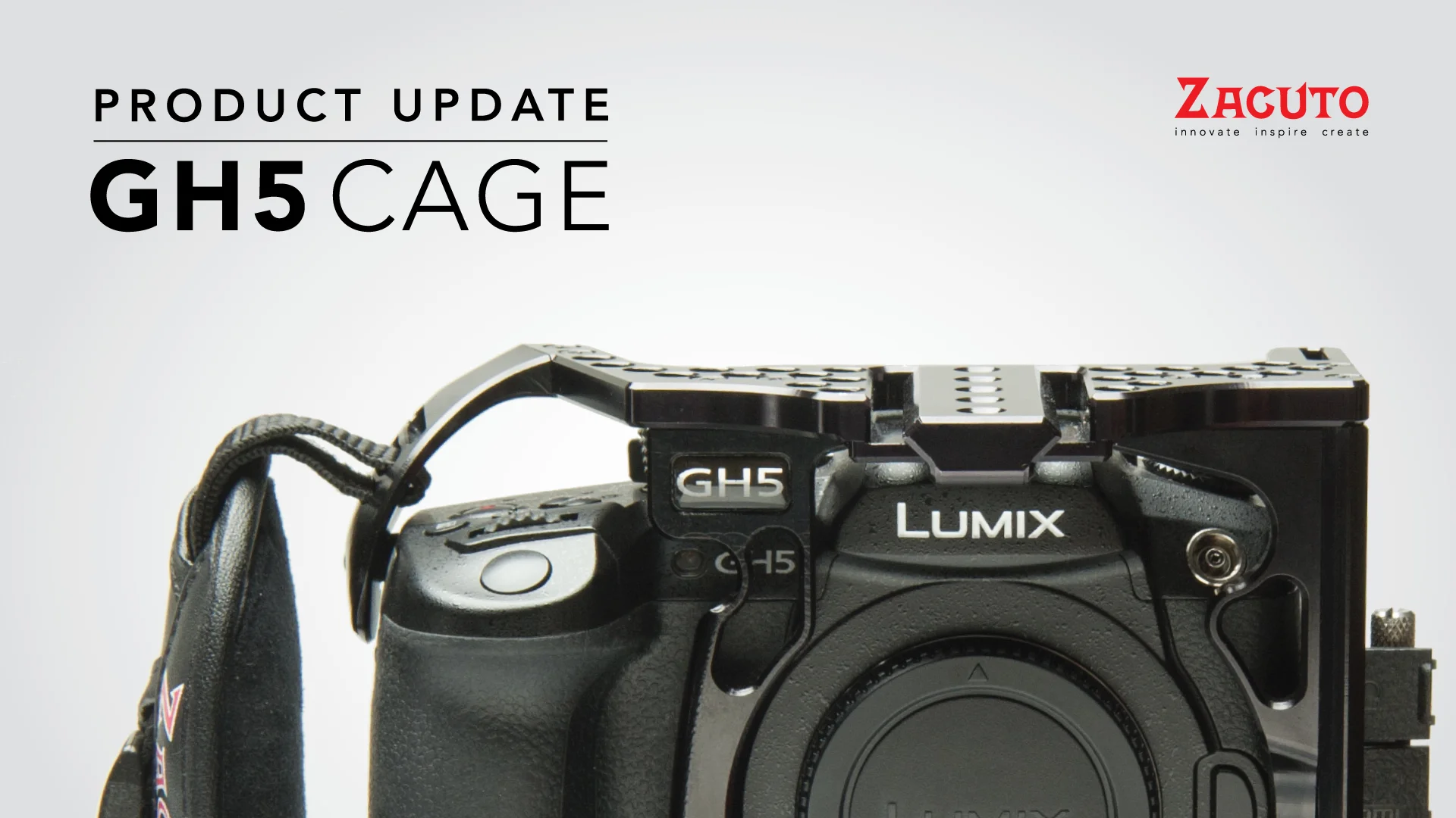 Meet the Zacuto GH5 Cage (plus all the accessories you need) Meet the Zacuto GH5 Cage (plus all the accessories you need)
