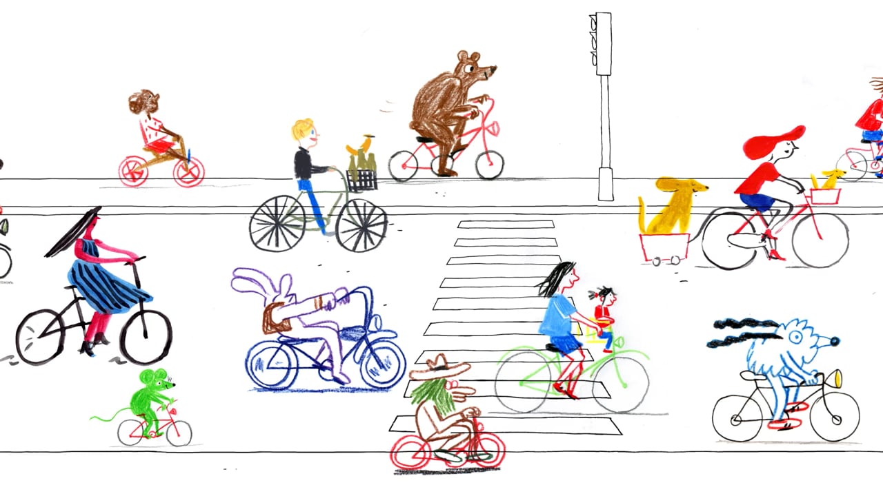 Screenshot of The bike ride