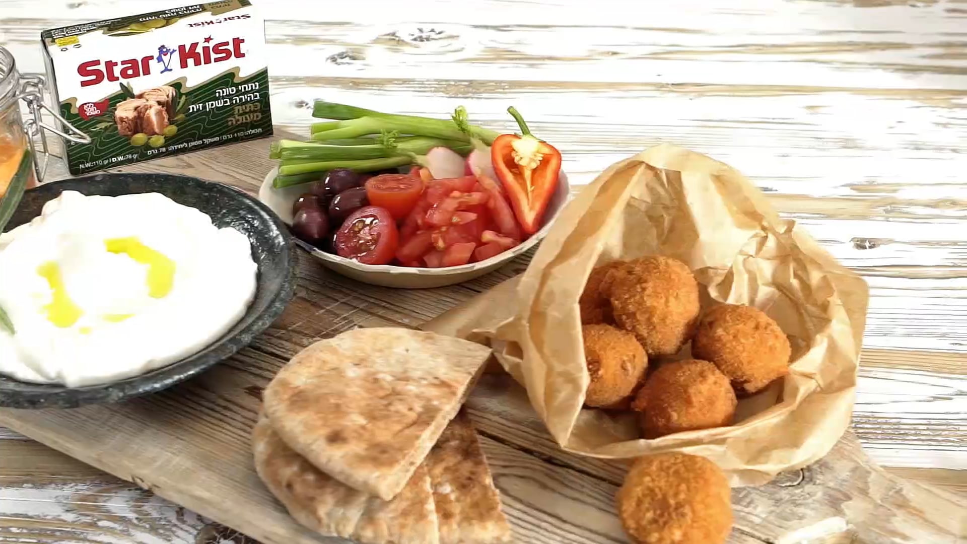 Starkist Falafel  ההברקה של סטארקיסט מתכון לפלאפל