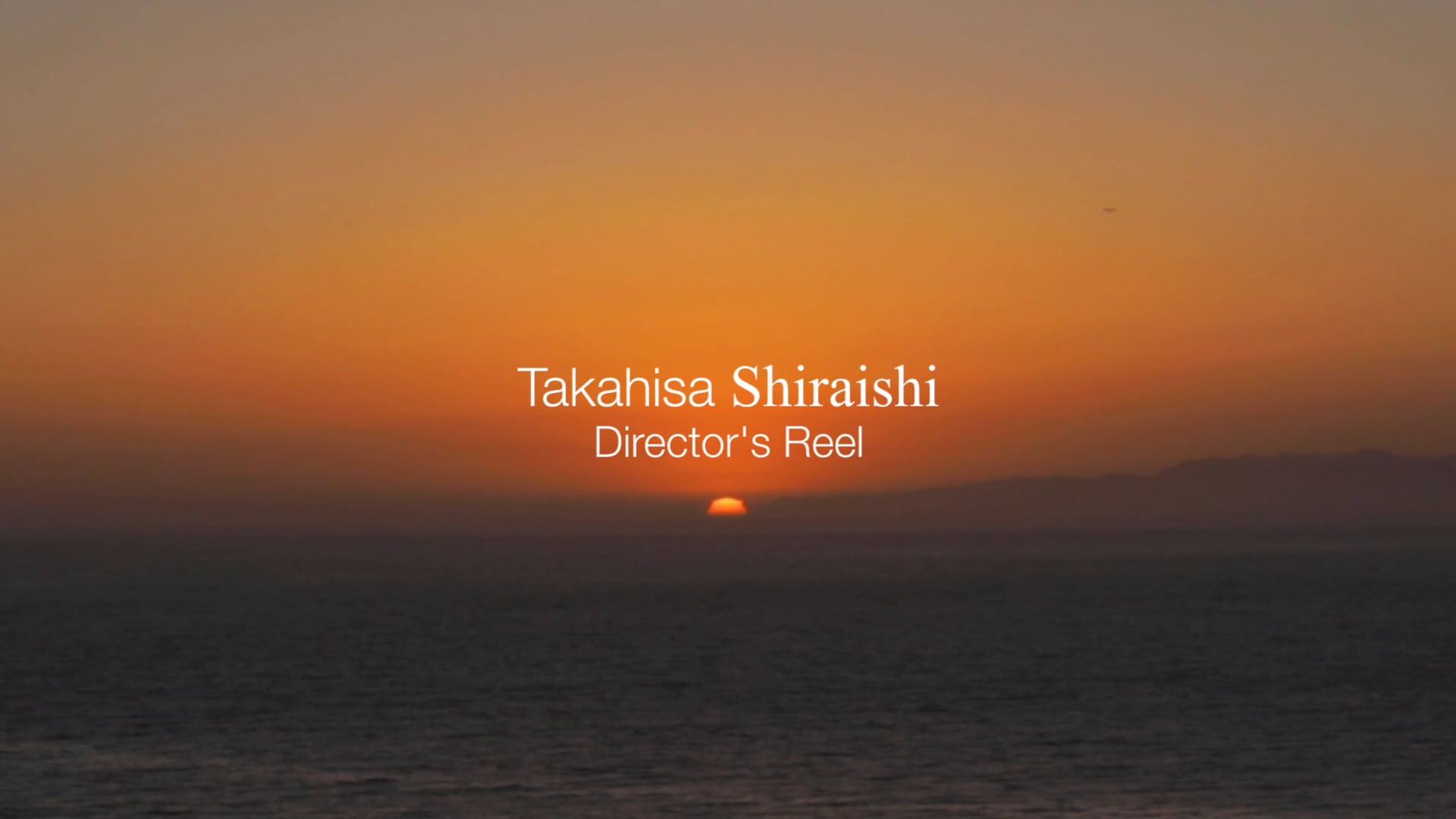 Takahisa Shiraishi Director's Reel