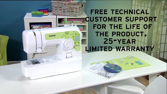 Brother Brother Sm1400 14-stitch Floral Sewing Machine In White