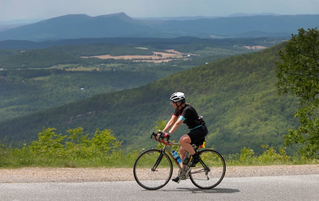 Biking the Blue Ridge Mountains