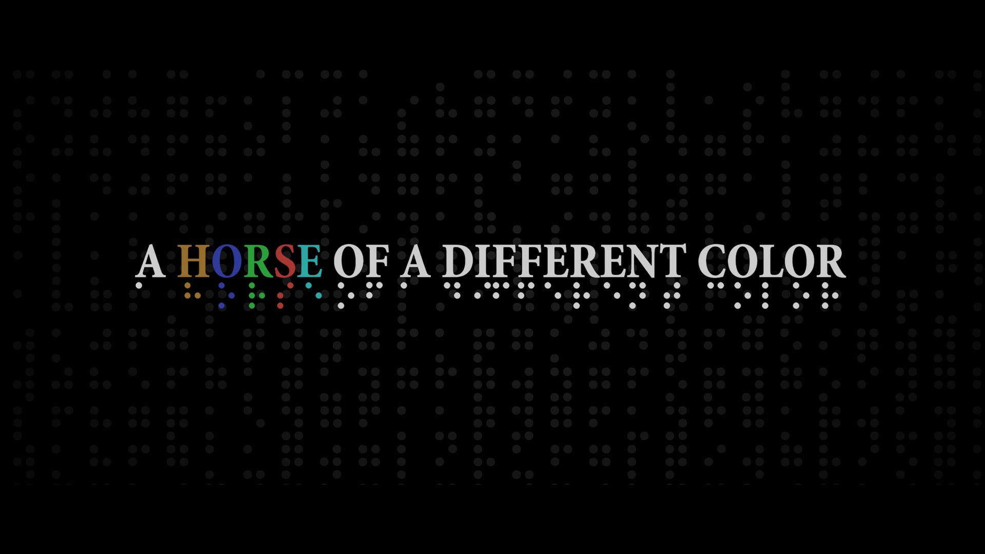 A Horse Of A Different Color - Documentary Teaser Trailer